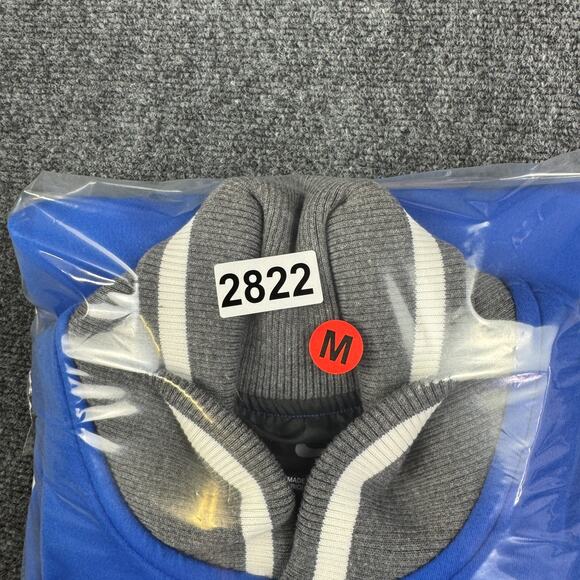 Nike Team Player Letterman Jacket Mens Medium (M) Blue Gray DJ5971-493 NWT - Picture 10 of 10